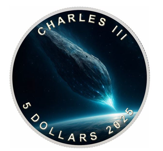 Canada 3i CANADATLAS 2025 1 Unze Silbermünze coloriert