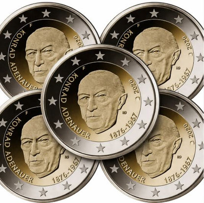 Deutschland 2€ 2026 - Konrad Adenauer Set A - J