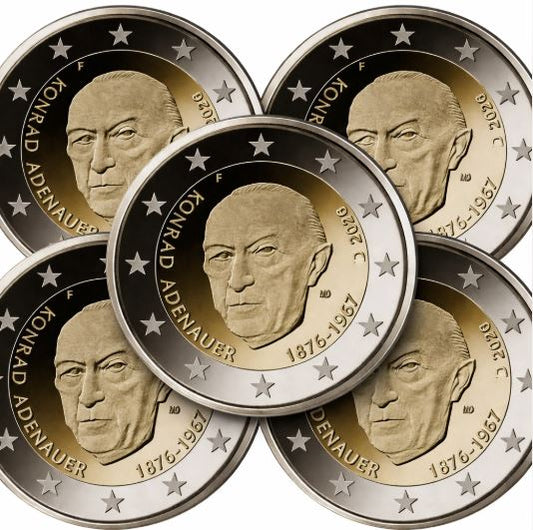 Deutschland 2€ 2026 - Konrad Adenauer Set A - J