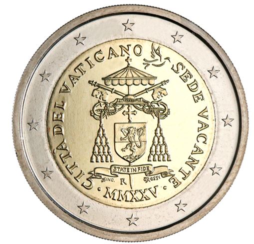 Vatikan 2€ 2025 - Sedisvakanz / Sede Vacante