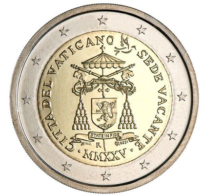 Vatikan 2€ 2025 - Sedisvakanz / Sede Vacante