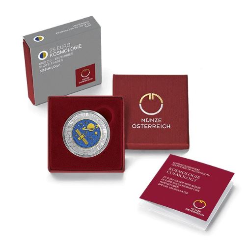 25 Euro Niob Kosmologie 2015 Österreich