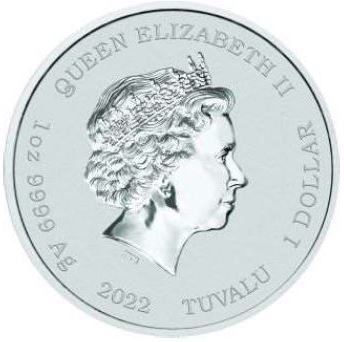 Tuvalu Hera 2022 Silber | Götter des Olymp