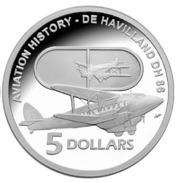 Australien Masterpieces Luftfahrt II 2009 2x5 Dollar Silber Proof