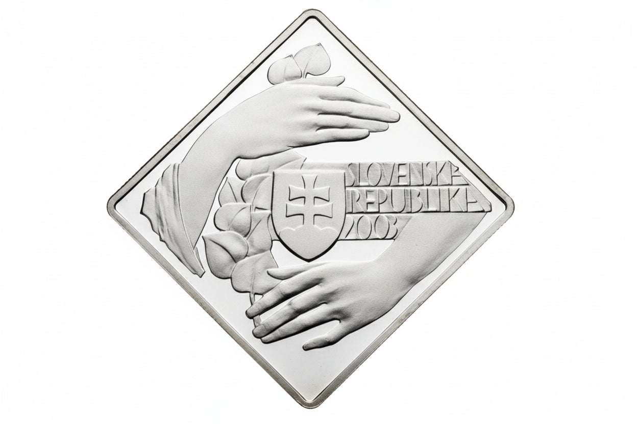 Slowakei 1000 Sk 2003 Silbermünze 2 oz Proof