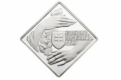 Slowakei 1000 Sk 2003 Silbermünze 2 oz Proof