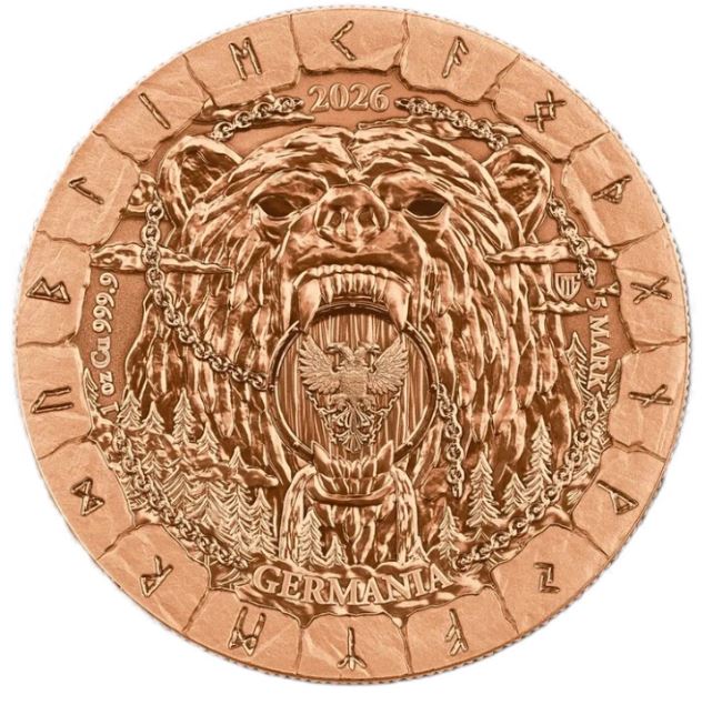 Bödvar Saga Loss 2026 1 oz Kupfermedaille Germania Mint