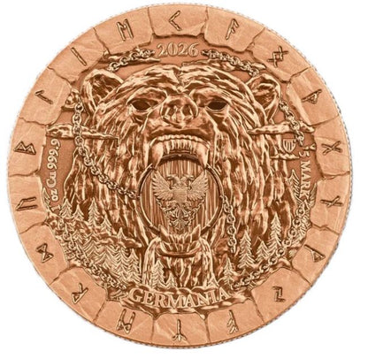 Bödvar Saga Loss 2026 1 oz Kupfermedaille Germania Mint