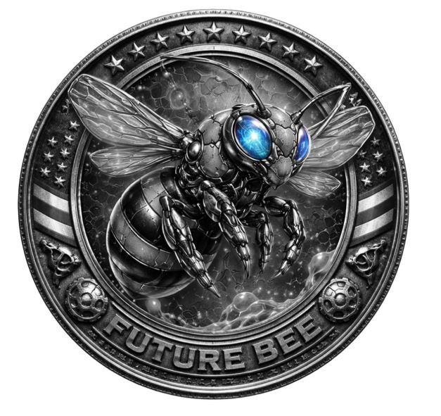 Future American Bee 2026 Kupfermünze leuchtet im Dunkeln