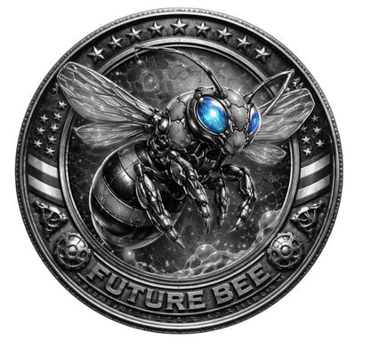 Future American Bee 2026 Kupfermünze leuchtet im Dunkeln