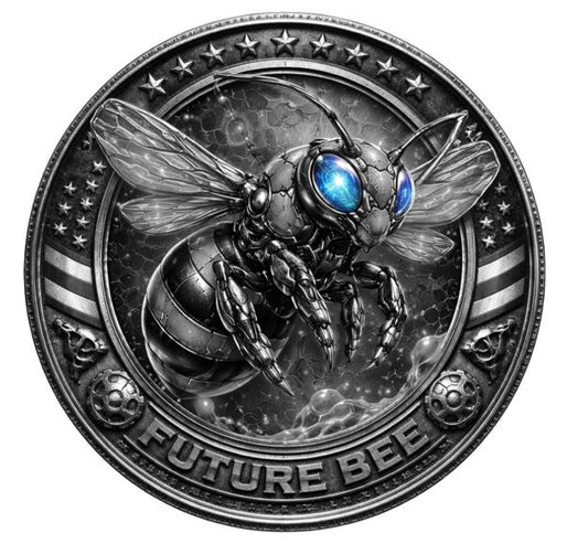 Future American Bee 2026 Kupfermünze leuchtet im Dunkeln