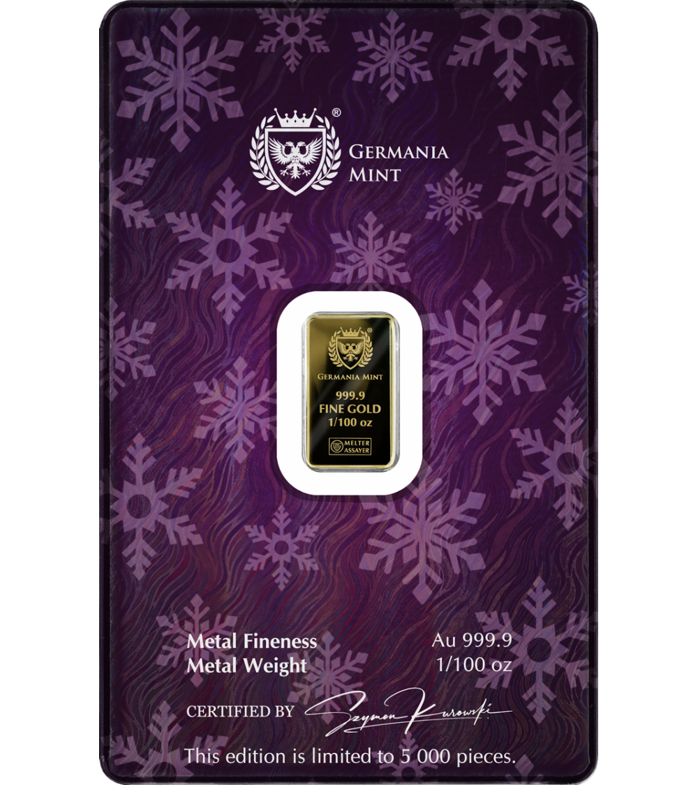 Germania - 1/100oz Goldbarren Gingerbread Man 2026