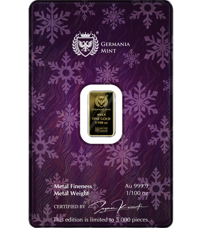 Germania - 1/100oz Goldbarren Gingerbread Man 2026