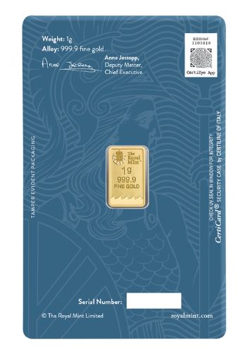 Goldbarren The Royal Mint - Britannia 1g