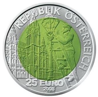 25 Euro Silber Niob 2008 Faszination Licht
