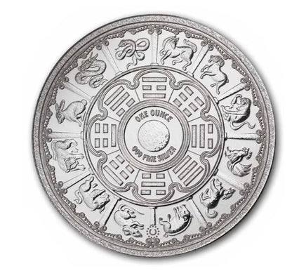Year of the Goat 2027 1 oz Silbermedaille