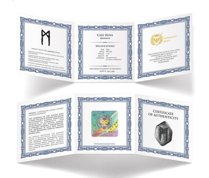 Mannaz Rune 2025 Silber 1 oz Germania Mint