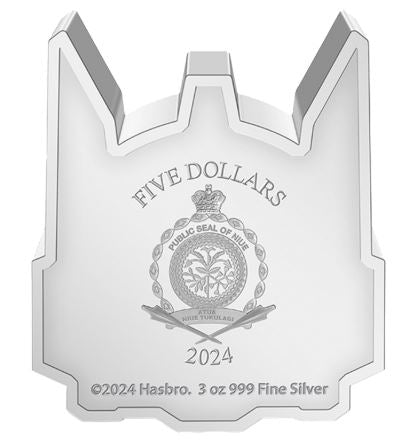 Optimus Prime 3 oz Silbermünze 2024 Niue Transformers