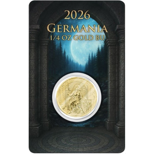 Germania Queen on the Throne 2026 1/4 oz Gold