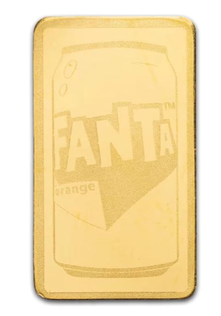 PAMP Fanta Goldbarren 1 g 999,9 Gold Certipack
