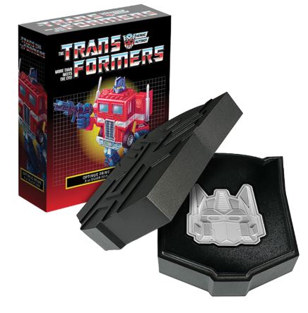 Optimus Prime 3 oz Silbermünze 2024 Niue Transformers