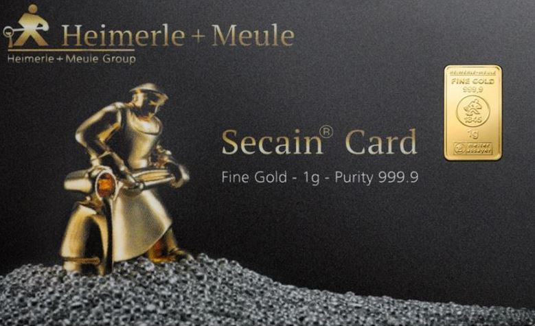 Goldbarren 1 Gramm Heimerle