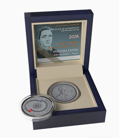 Johann Jakob Meyer 10 Euro Silbermünze Griechenland Proof