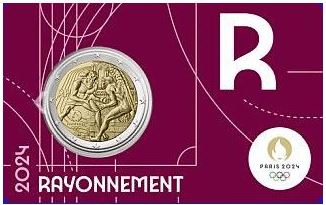 Frankreich 2€ 2024 - Olympia 2024 CC lila
