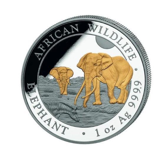 Somalia - Wildlife Elefant 2026 Gilded