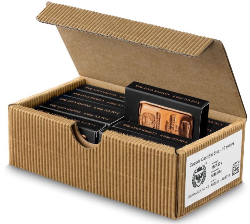 Germania Mint - 5 oz Kupferbarren