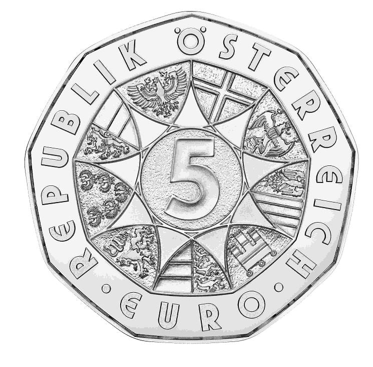 5 Euro Silbermünze 2026 Dürers Hasentrio Handgehoben Österreich