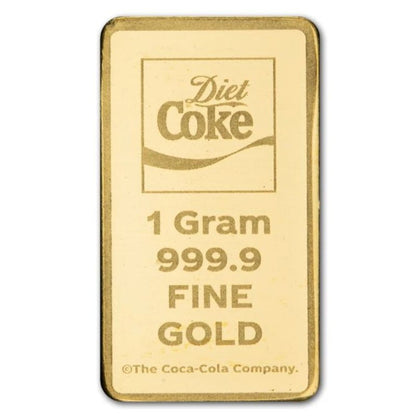 USA - Goldbarren 1 Gramm Diet Coke