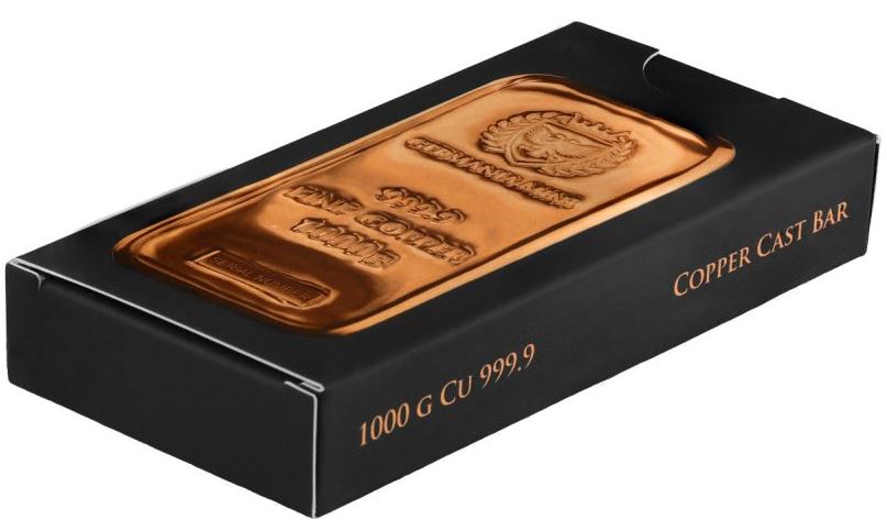 Germania Mint - 1 kg Kupferbarren
