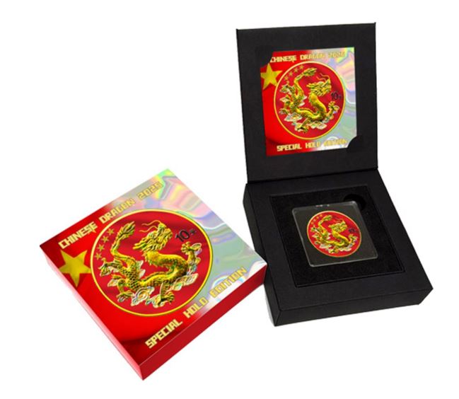 Chinese Dragon 2025 Holo Silbermünze 1 oz China