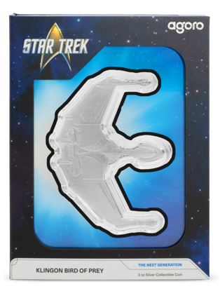 Klingon Bird of Prey 3 oz Silbermünze Niue 2025