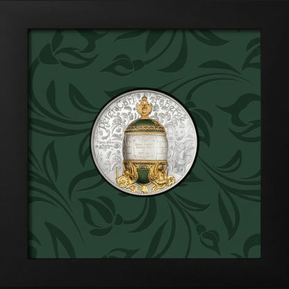 Mongolei - 2oz Fabergé Trans-Siberian Railway Egg 2027