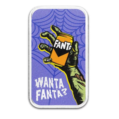 PAMP Fanta Halloween Silberbarren 1 oz 999 Silber farbig