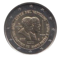 Vatikan 2€ 2017 - St. Peter & Paul
