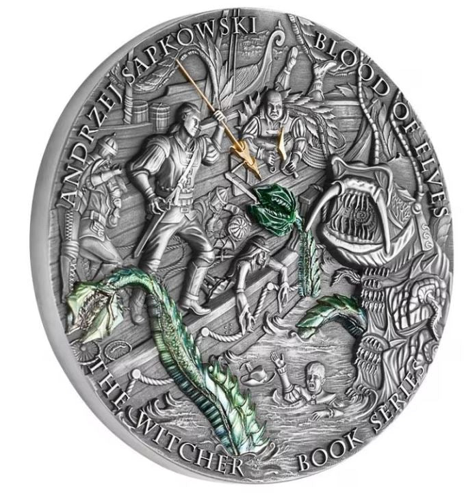 The Witcher Blood of Elves 2026 200 g Silbermünze Niue