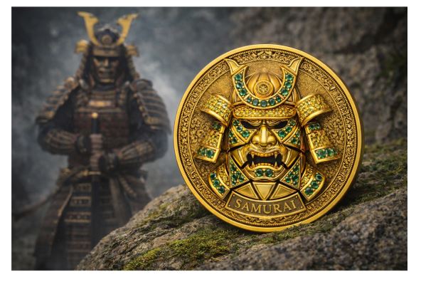 Samurai Hannya 2026 Kupfermünze 1 oz
