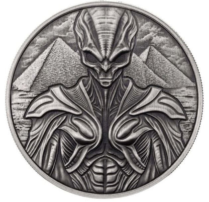 Alien 2025 Antiqued Silbermünze 1 oz Samoa