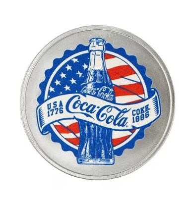 Coca-Cola 140 Jahre Jubiläum 2026 1 oz Silbermedaille