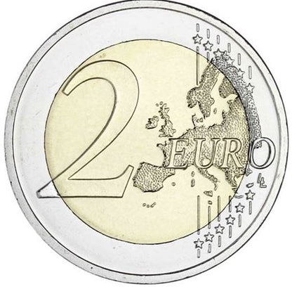  2 Euro hinten
