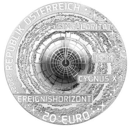 Österreich 20€ PP - Schwarzes Loch 2022