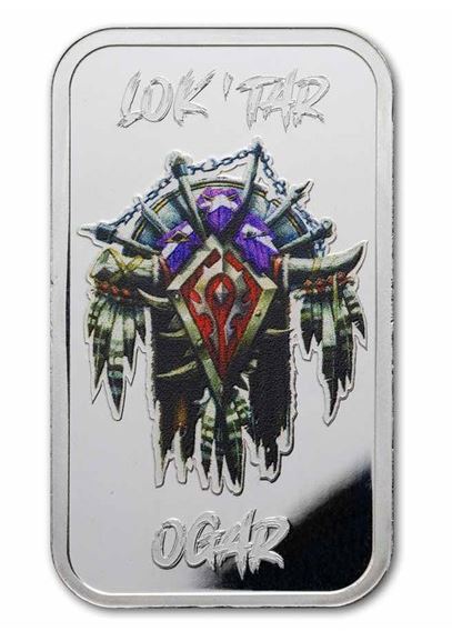 World of Warcraft Horde 1 oz Silberbarren