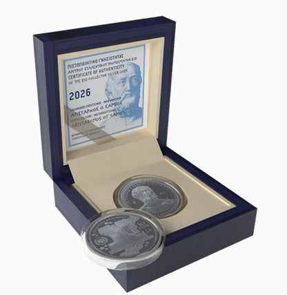 Aristarchos von Samos Silbermünze 10 Euro Proof