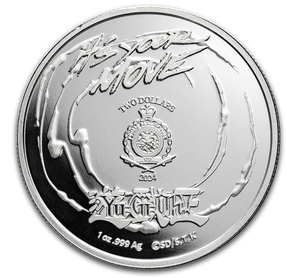 Niue 2024 Yu-Gi-Oh Mai Valentine 1 oz Silber