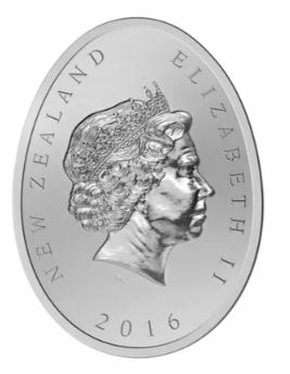 Neuseeland Kiwi 2016 1 NZ-Dollar Silber Reverse Proof im Blister