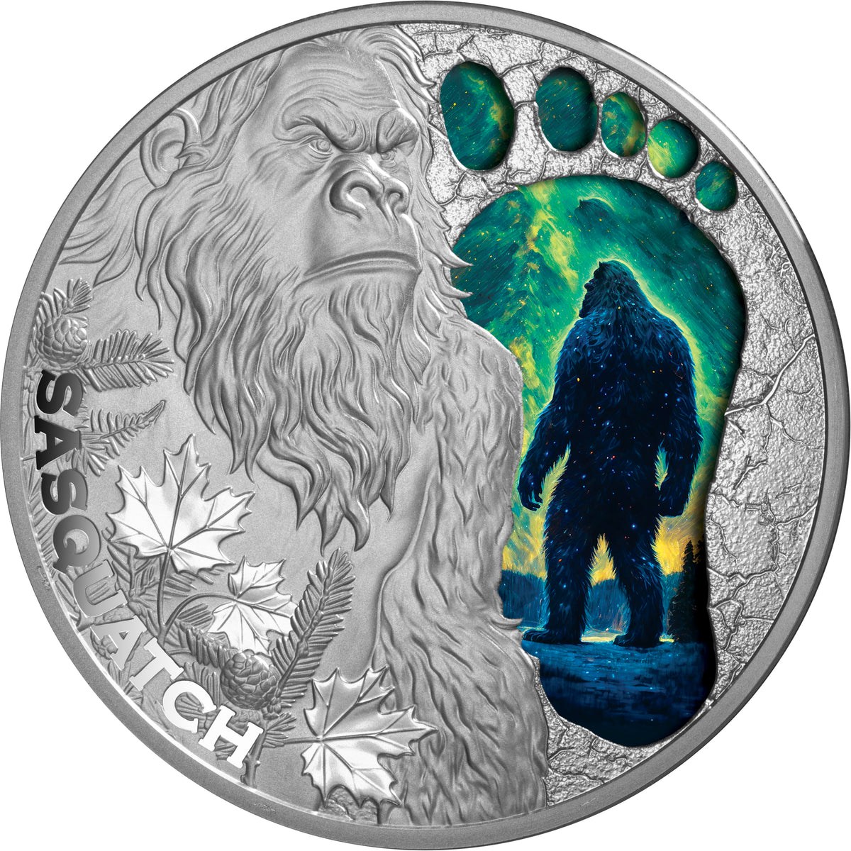 Niue Sasquatch 2027 1 oz Silber Proof