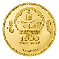 Mongolei - Fidel Castro 2017 - Gold PP